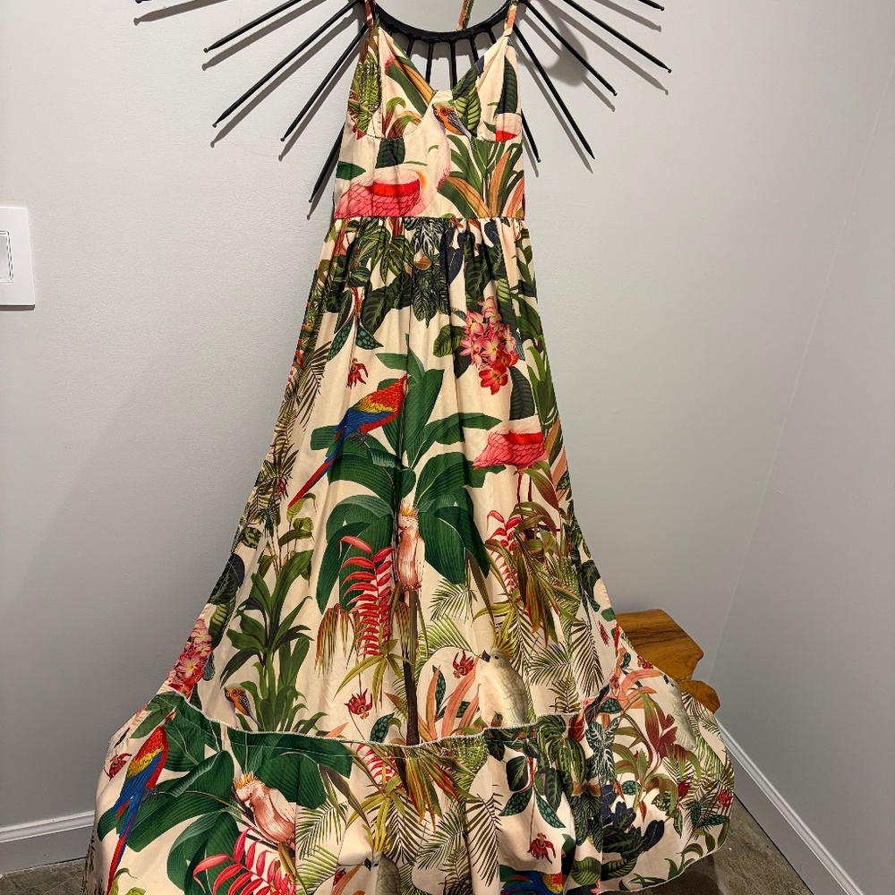 Tropical Pattern Dress